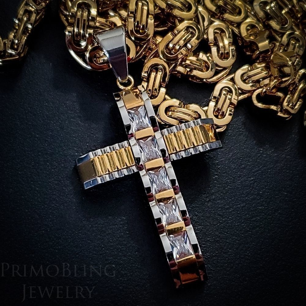Byzantine Cross Necklace 